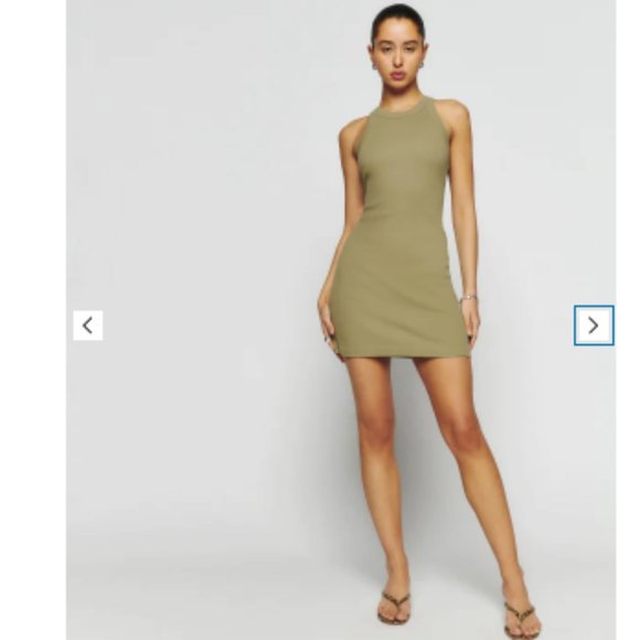 NWT Loretta Knit Dress - Large in Olive Oil - Picture 4 of 4